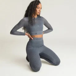 adidas · aSMC Longsleeve Lace Crop-Top