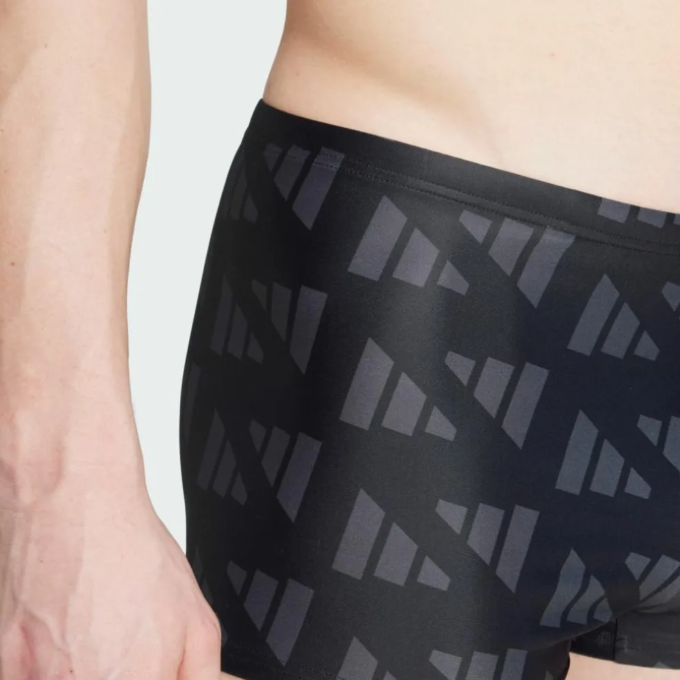adidas · Logo Graphic 2 Inch Boxer-Badehose