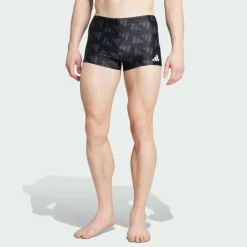 adidas · Logo Graphic 2 Inch Boxer-Badehose