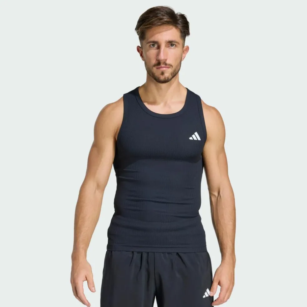 adidas · POWER ESSENTIALS WORKOUT RIB TANKTOP