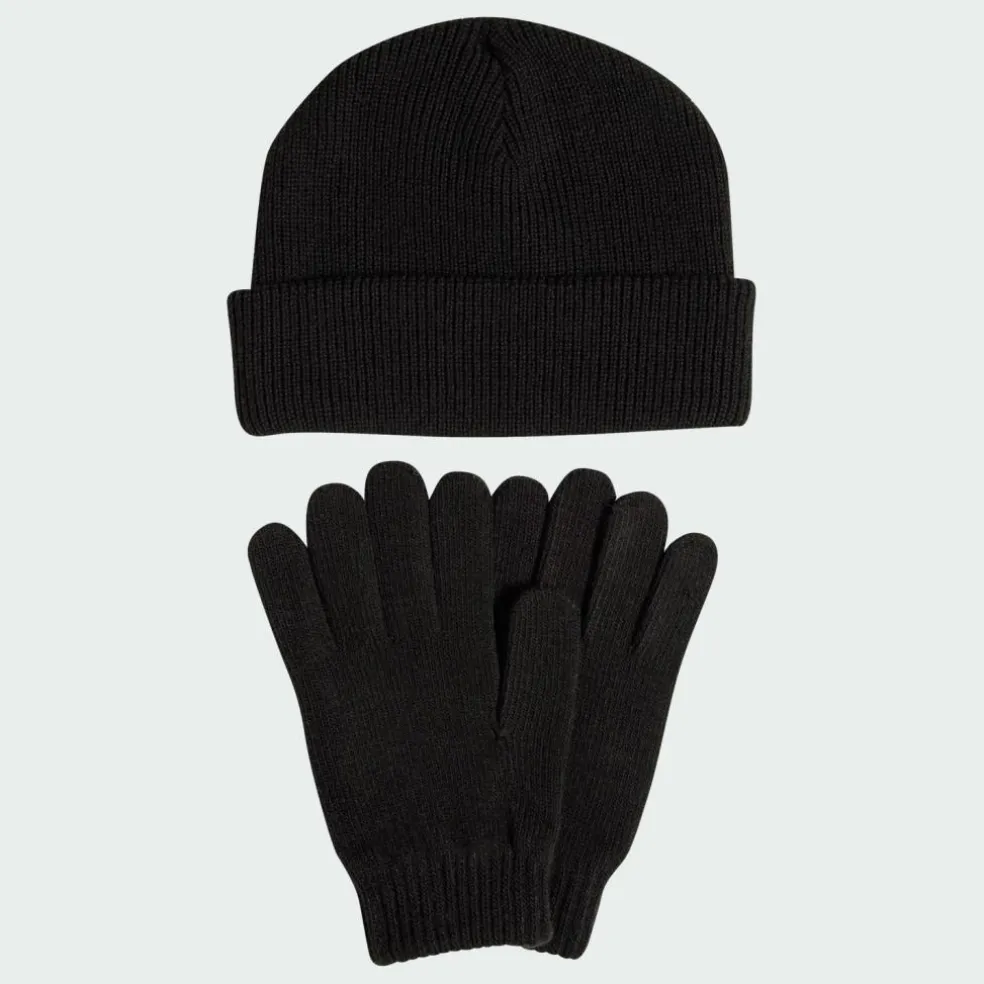 adidas · Set aus Handschuhen und Mütze