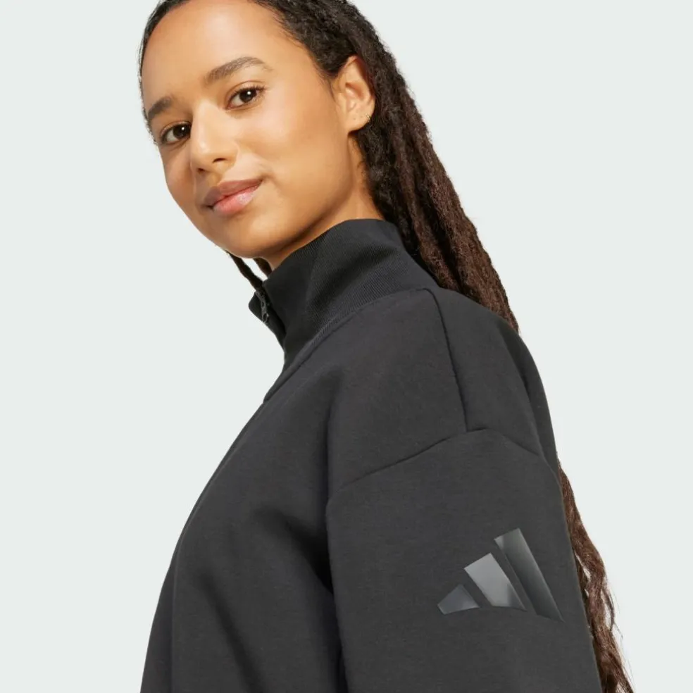adidas · Soft Lux Sweatshirt, Reißverschluss bis