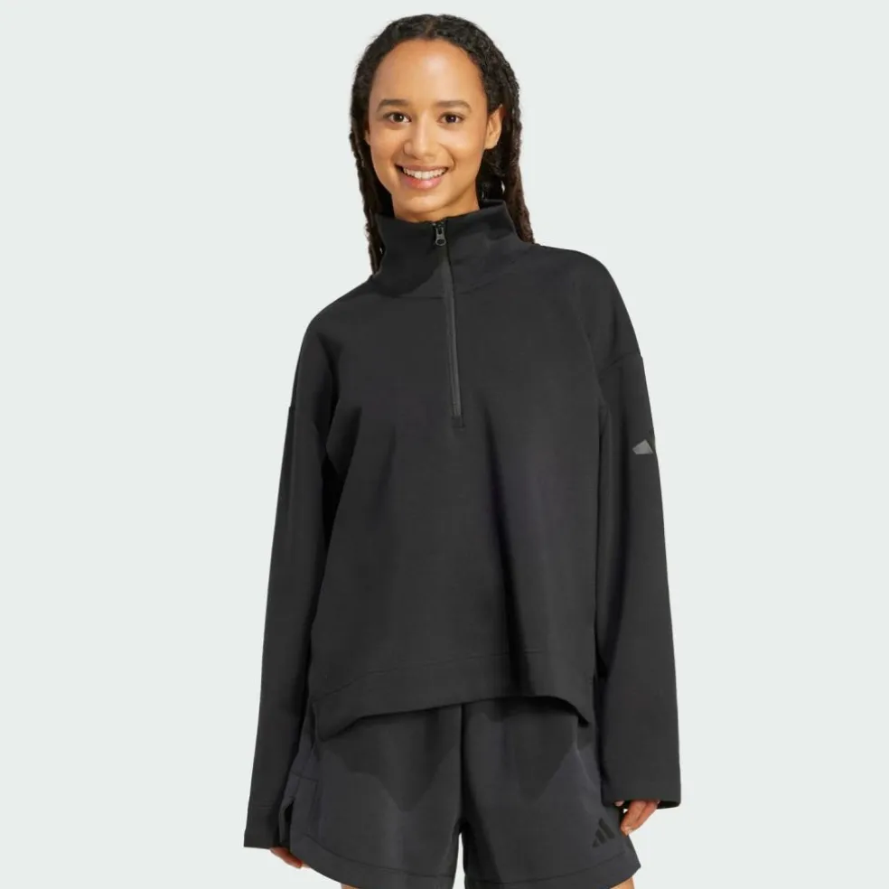 adidas · Soft Lux Sweatshirt, Reißverschluss bis