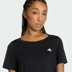 adidas · Workout Essentials T-Shirt mit tiefem