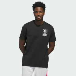 adidas · World Wide Hoops Graphic T-Shirt
