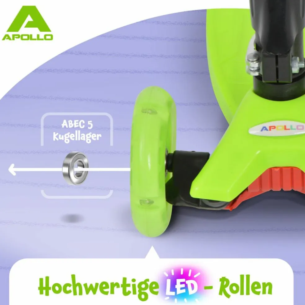 Apollo · Roller Kids Whiz LED Wheels
