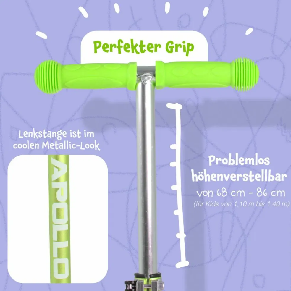 Apollo · Roller Kids Whiz LED Wheels