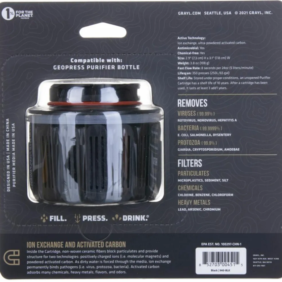 Grayl · Geopress Purifier Cartridge