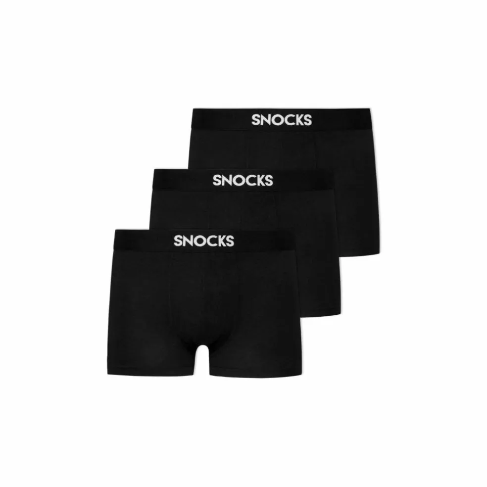 Snocks · Boxershorts mit Logo 3er Pack