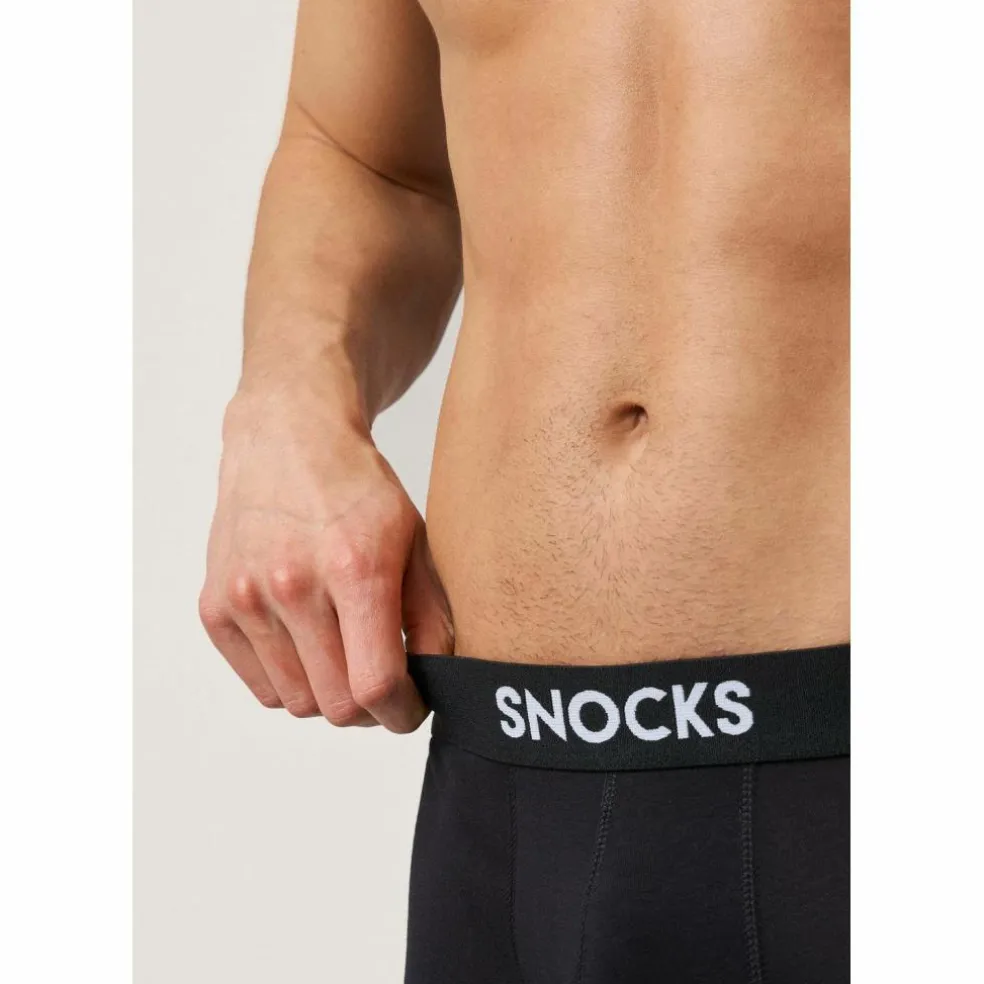 Snocks · Boxershorts mit Logo 3er Pack