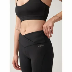 Snocks · High Waist Leggings Damen V Cross
