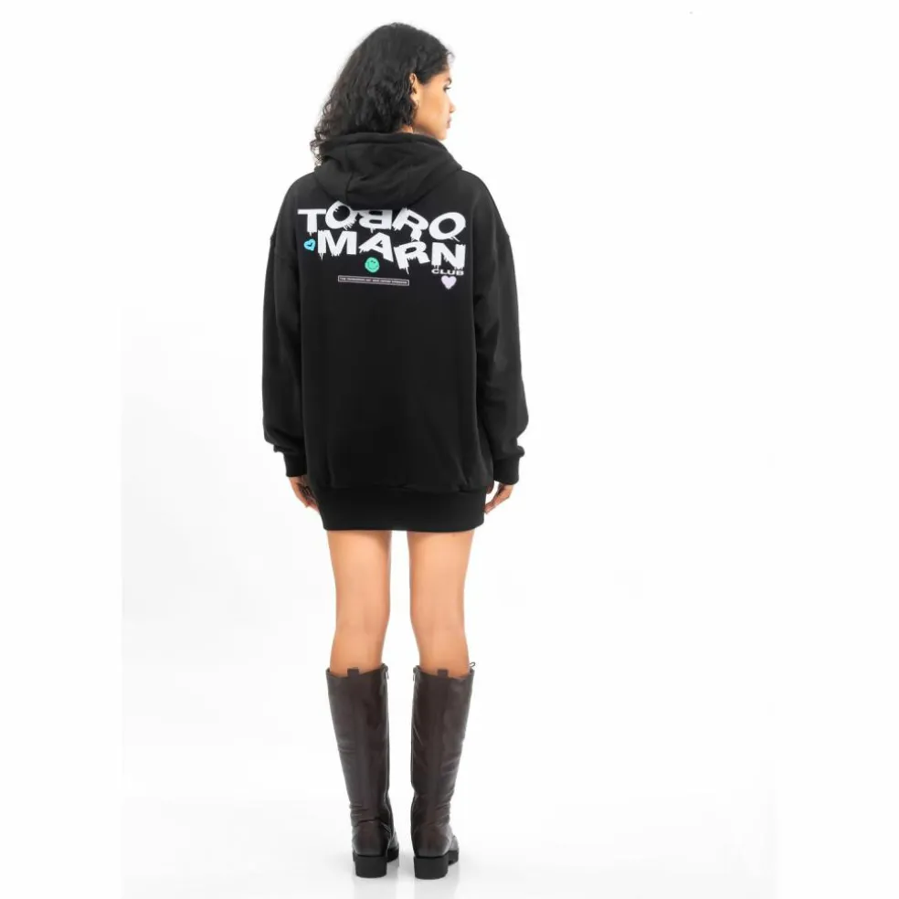 Tom Barron · WOMEN OVERSIZE FIT TUNIC SWEATSHIRT