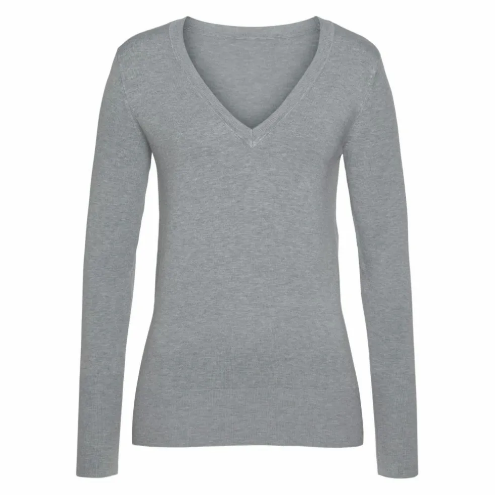 Vivance · V-Ausschnitt-Pullover