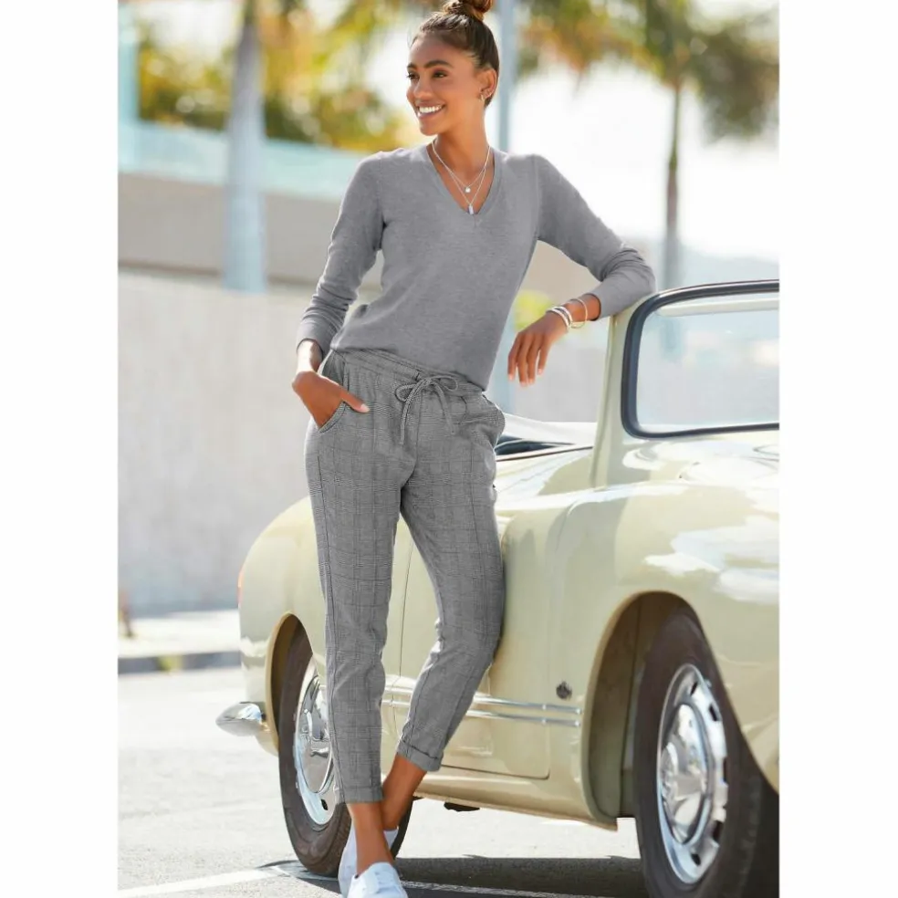 Vivance · V-Ausschnitt-Pullover