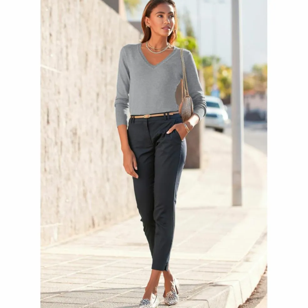 Vivance · V-Ausschnitt-Pullover