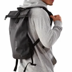 YEAZ · Wasserfester Rucksack schwarzes Logo